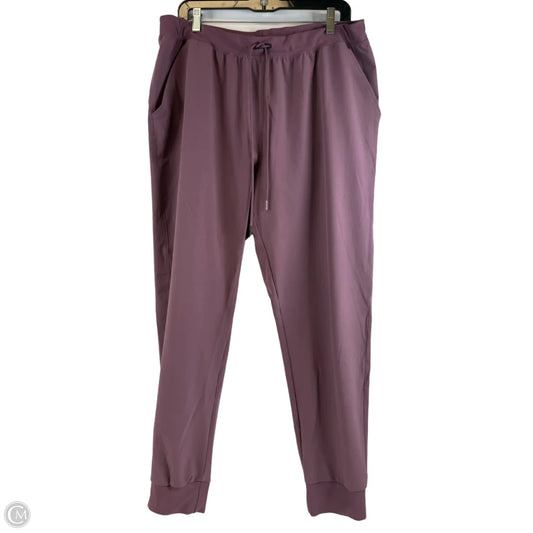 Athletic Pants By Under Armour In Purple, Size: Xl