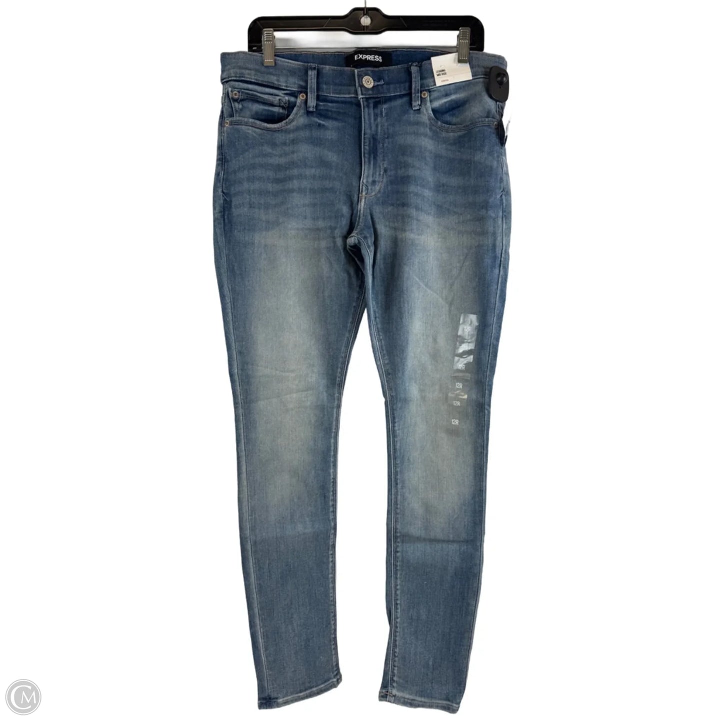 Jeans Jeggings By Express In Blue Denim, Size: 12