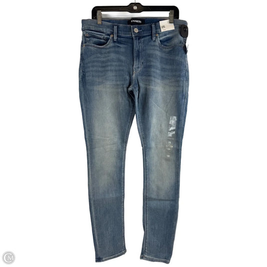 Jeans Jeggings By Express In Blue Denim, Size: 12