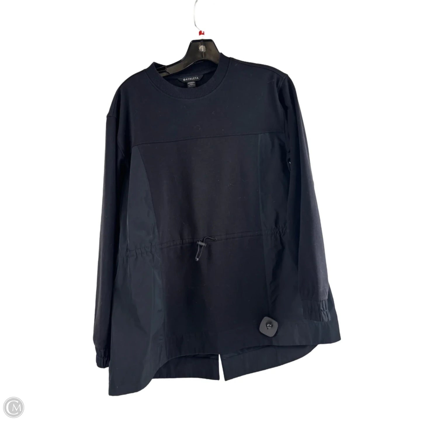 Athletic Top Long Sleeve Crewneck By Athleta In Black, Size: Sp