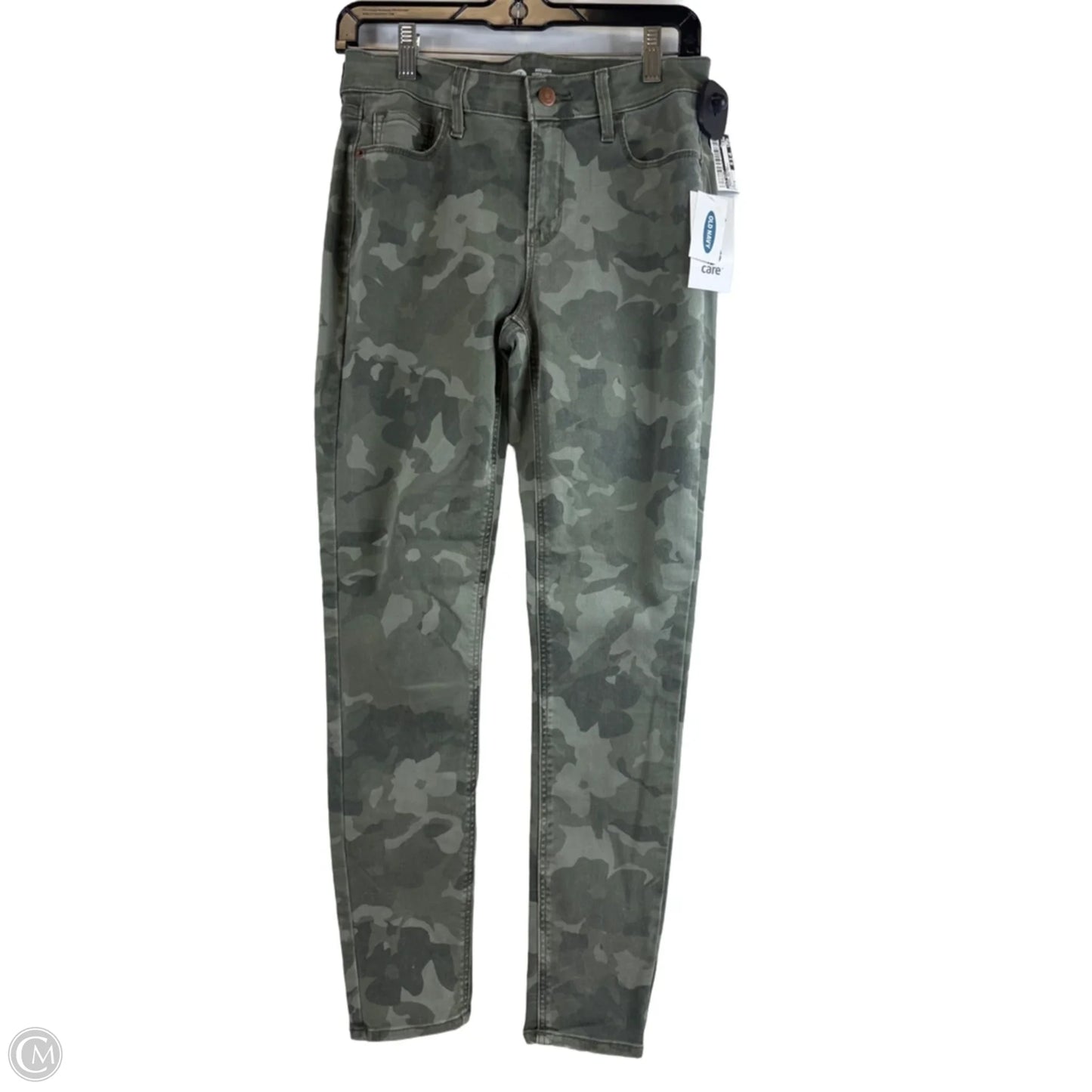 Jeans Skinny By Old Navy In Camouflage Print, Size: 8