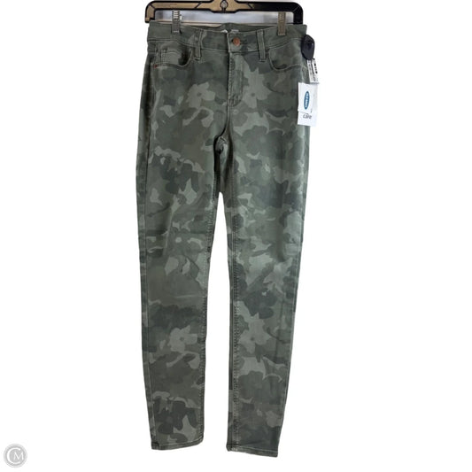 Jeans Skinny By Old Navy In Camouflage Print, Size: 8