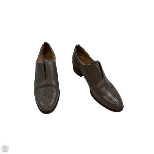 Shoes Heels Block By J. Crew In Grey, Size: 8.5