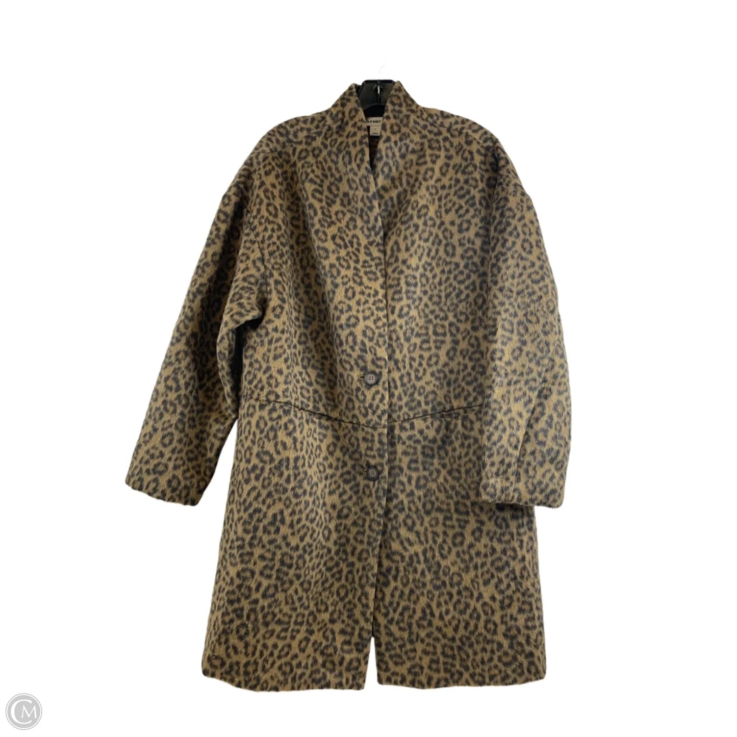 Jacket Faux Fur & Sherpa By Old Navy In Leopard Print, Size: L