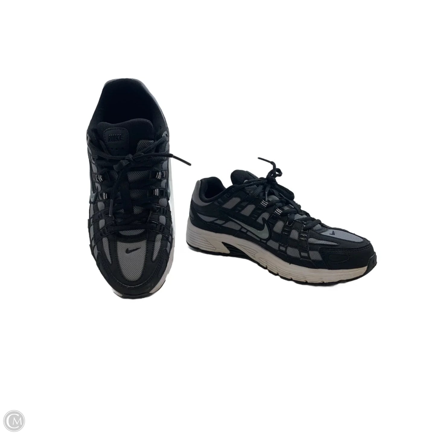 Shoes Athletic By Nike Apparel In Black & Grey, Size: 7