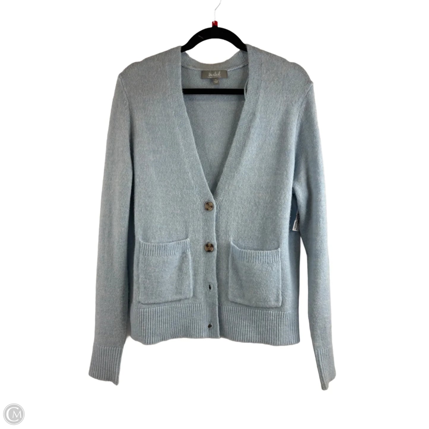 Sweater Cardigan By Marled In Blue, Size: M