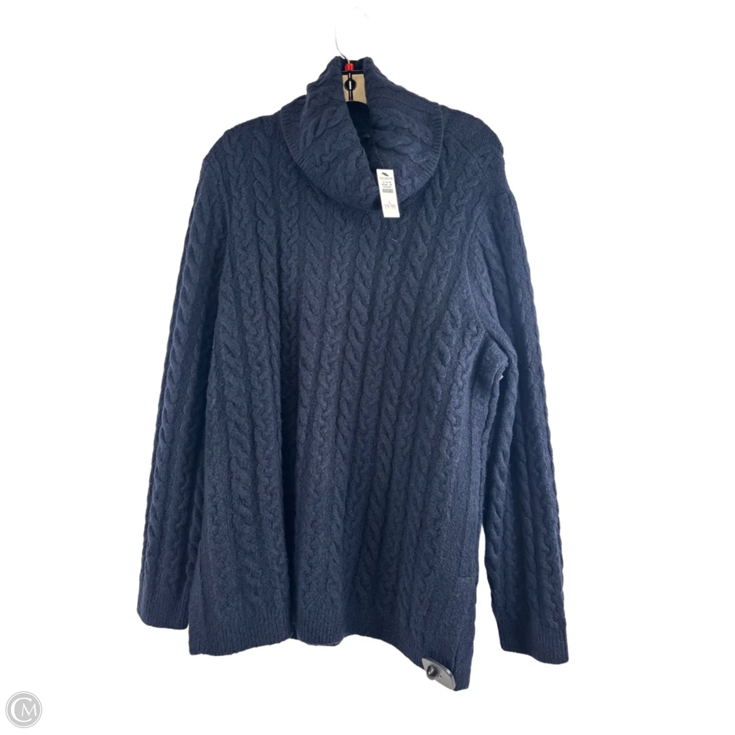 Sweater By Talbots In Navy, Size: L
