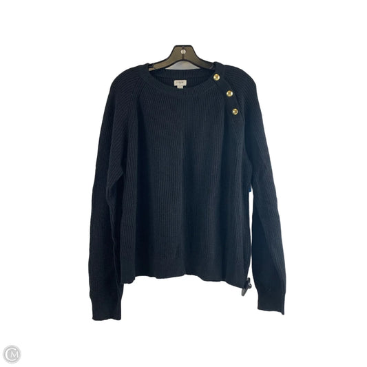 Sweater By J. Crew In Black, Size: L