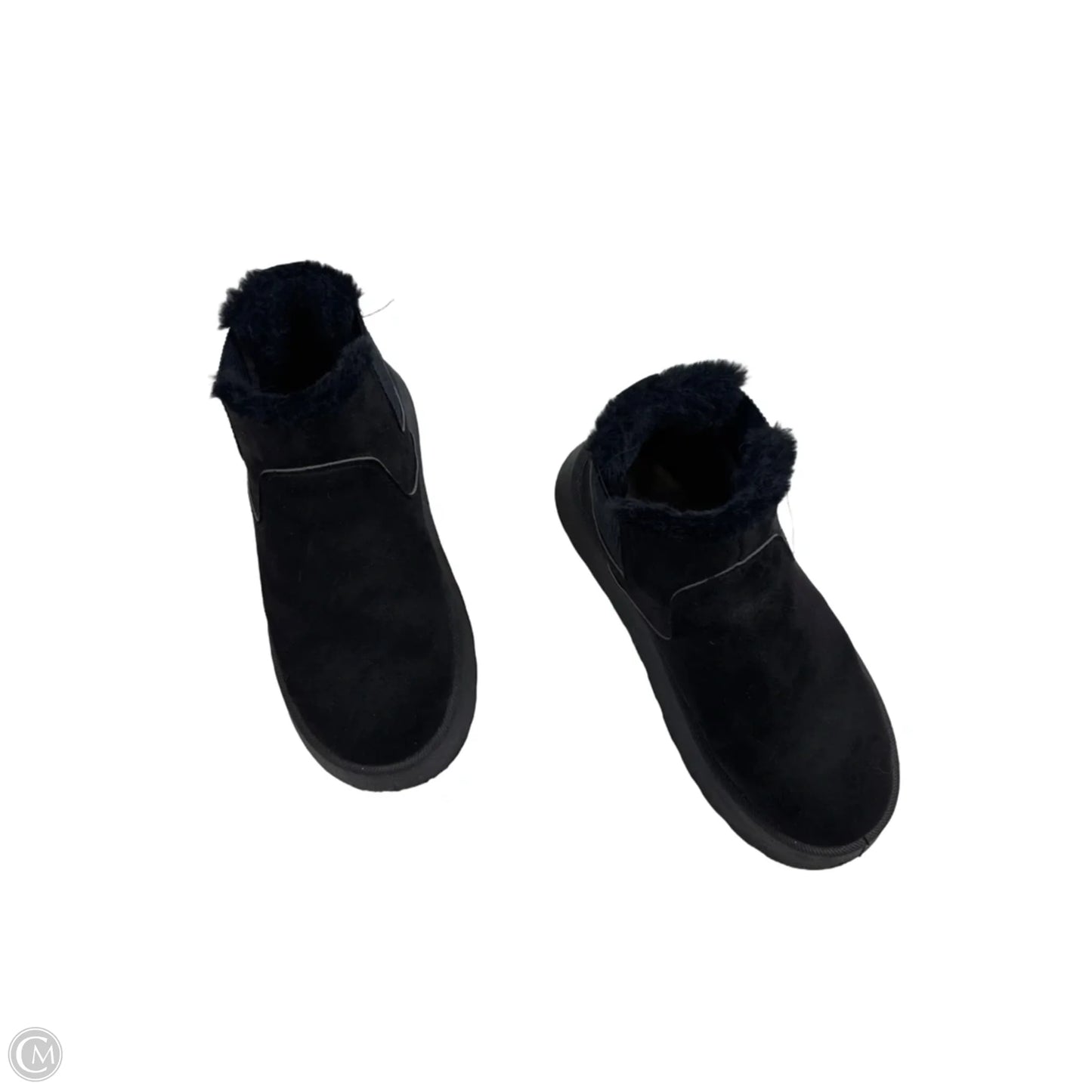 Boots Ankle Flats By Clothes Mentor In Black, Size: 9