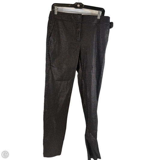 Pants Dress By Loft In Black & Gold, Size: 8