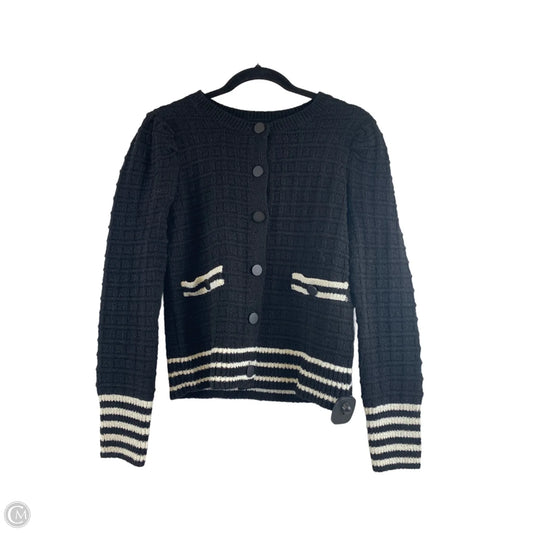 Sweater Cardigan By Nine West Apparel In Black, Size: Xs