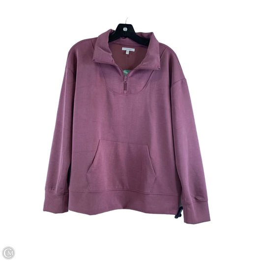 Athletic Sweatshirt Collar By Maurices In Pink, Size: S
