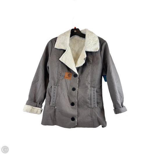 Jacket Other By Carhartt In Grey & White, Size: M