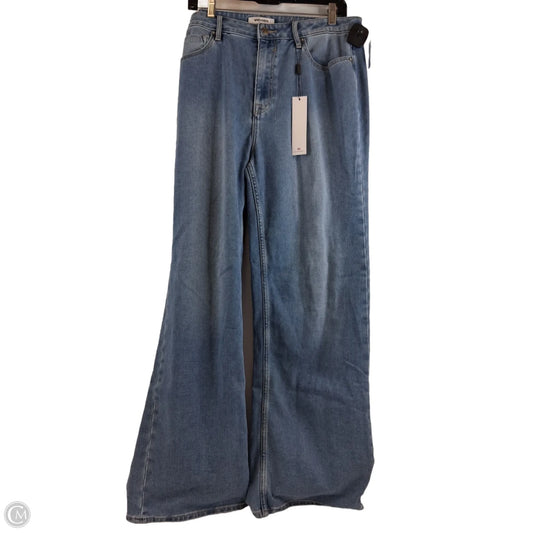 Jeans Straight By Vigoss In Blue Denim, Size: 14