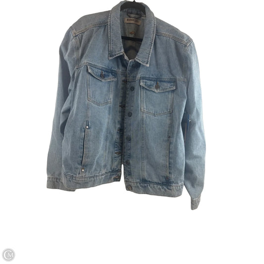 Jacket Denim By Clothes Mentor In Blue Denim, Size: 3x
