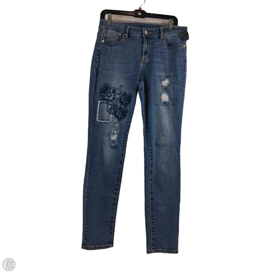 Jeans Skinny By Clothes Mentor In Blue Denim, Size: 10