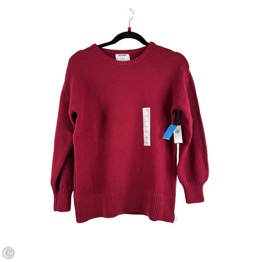 Sweater By Old Navy In Red, Size: Xs