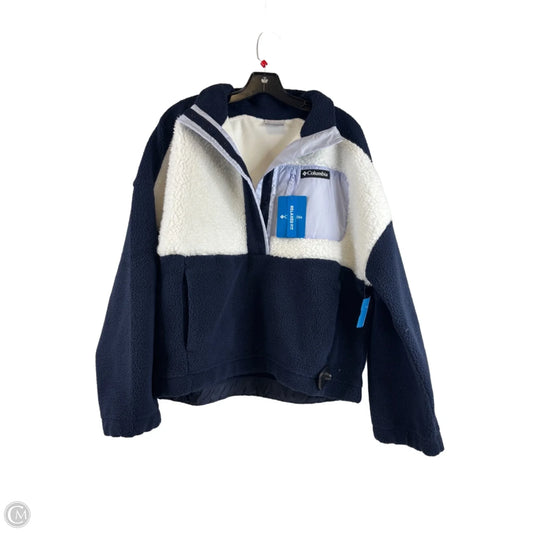 Athletic Fleece By Columbia In Blue & White, Size: L