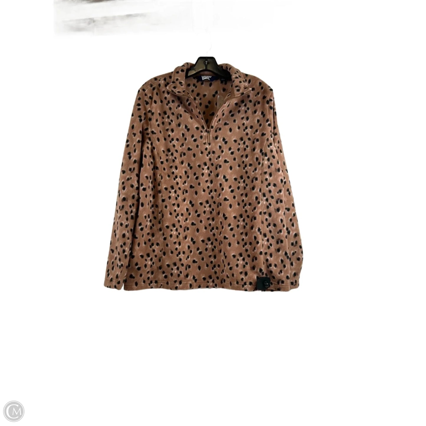 Athletic Fleece By Lands End In Leopard Print, Size: L