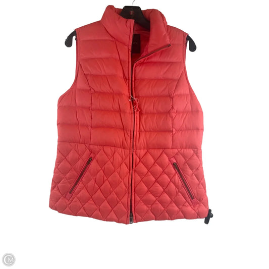 Vest Puffer & Quilted By Talbots In Coral, Size: M