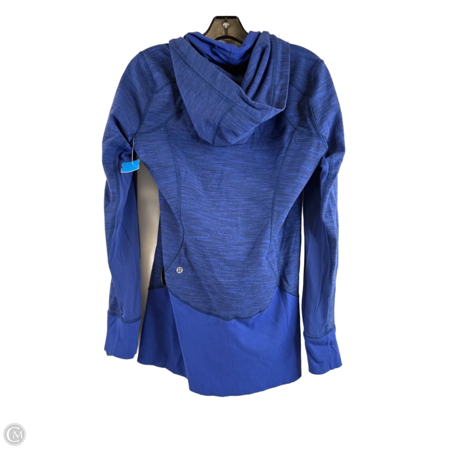 Athletic Jacket By Lululemon In Blue, Size: 10