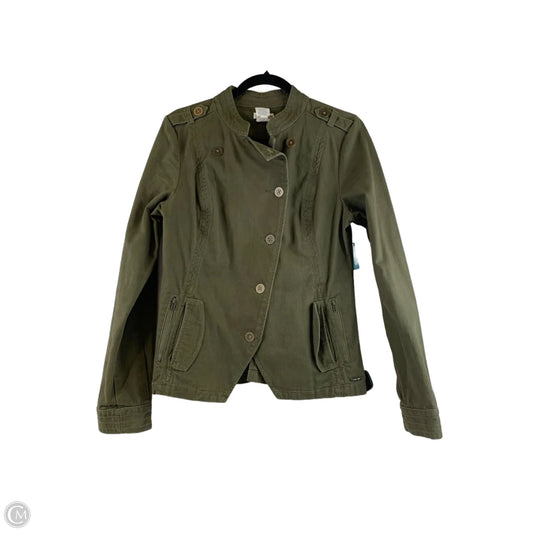 Jacket Denim By Hang Ten In Green Denim, Size: M