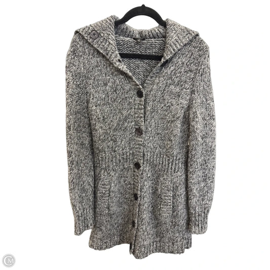 Sweater Cardigan By Talbots In Grey, Size: S