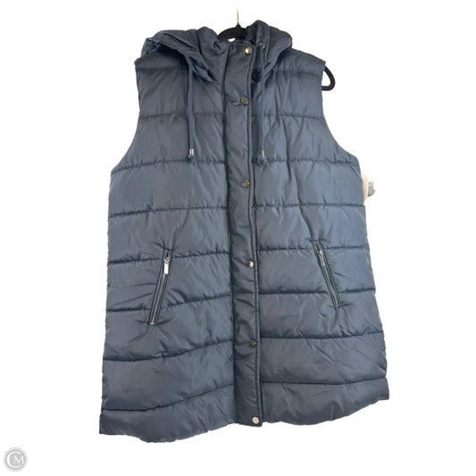 Vest Puffer & Quilted By Sebby In Navy, Size: Xl