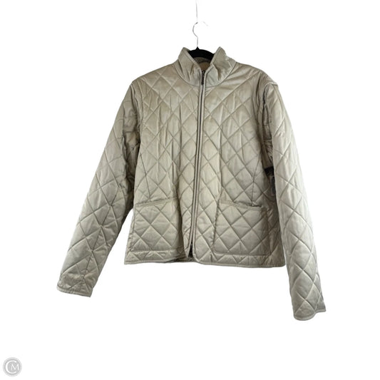 Jacket Puffer & Quilted By Lady Hagen In Tan, Size: Xl