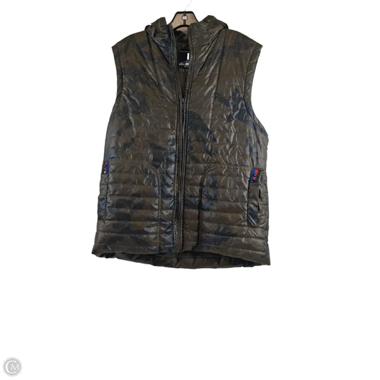 Vest Puffer & Quilted By Jeans By Buffalo In Camouflage Print, Size: L