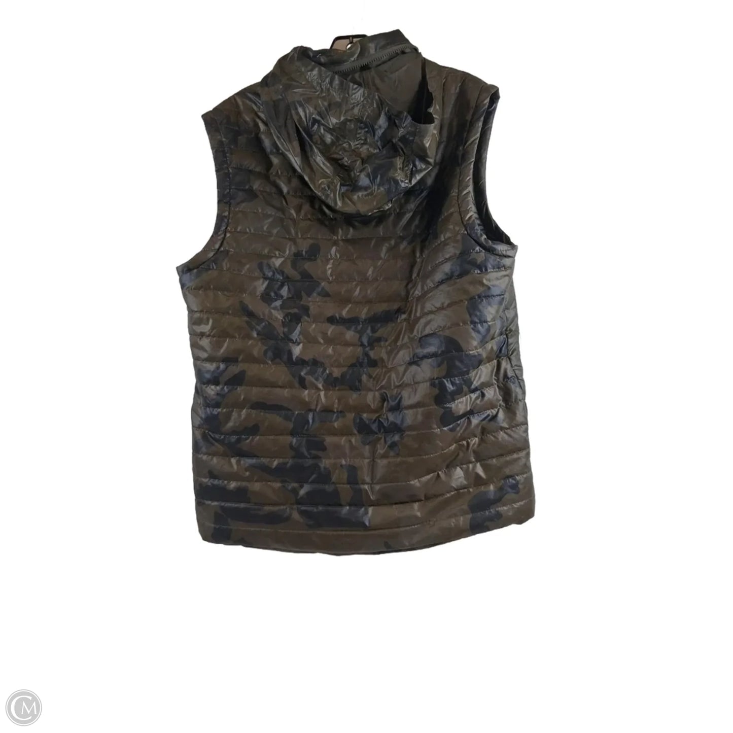 Vest Puffer & Quilted By Jeans By Buffalo In Camouflage Print, Size: L