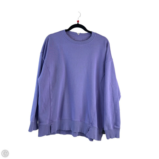 Sweatshirt Crewneck By Aerie In Purple, Size: Xs