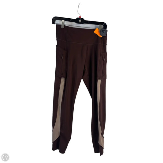 Athletic Leggings Capris By Athleta In Brown, Size: M