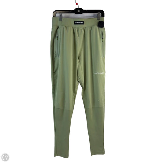 Athletic Pants By Infinity In Green, Size: M
