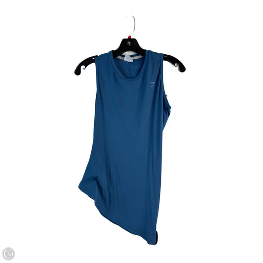 Athletic Tank Top By Gym Shark In Blue, Size: M