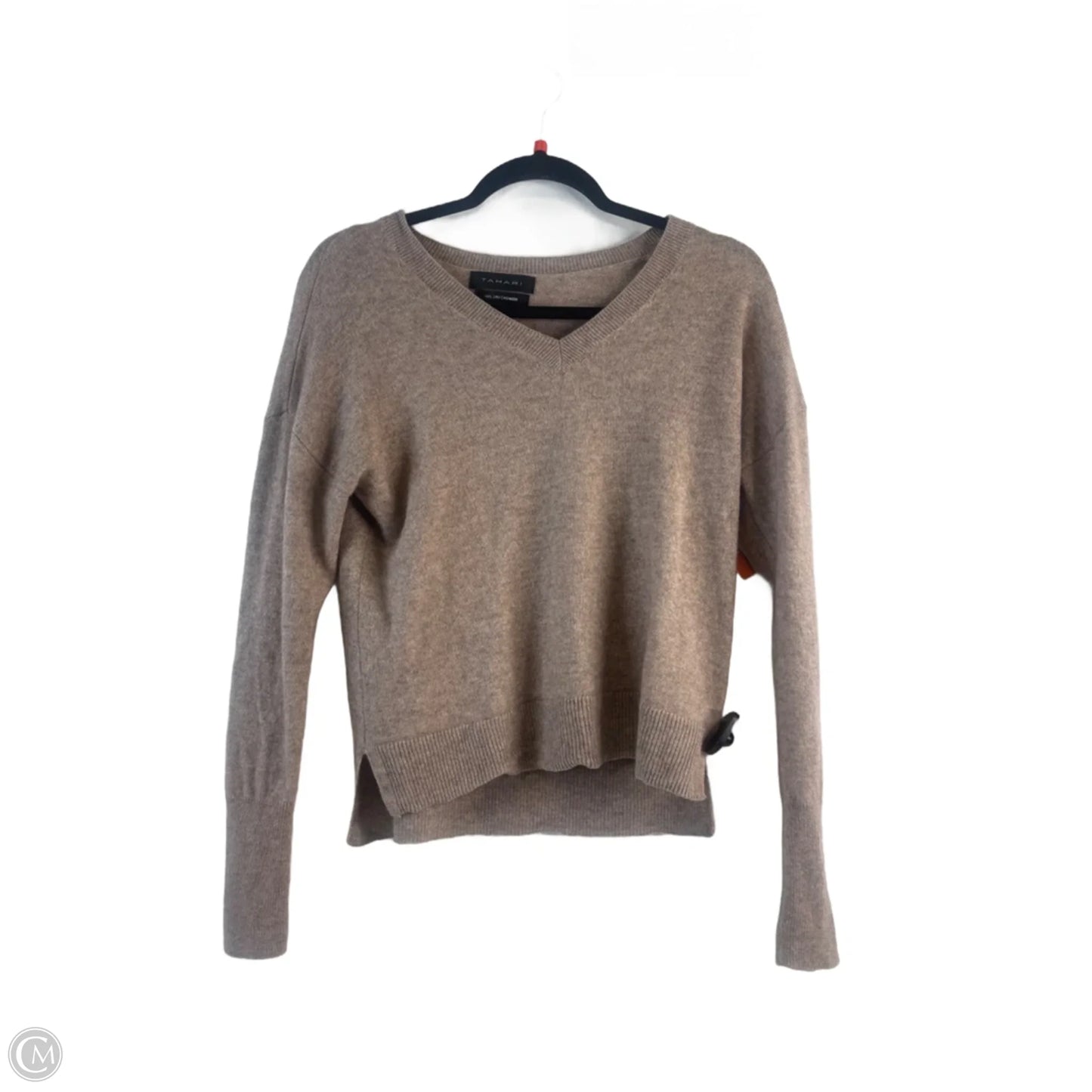 Sweater Cashmere By Tahari In Taupe, Size: M