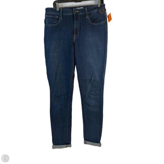 Jeans Skinny By Levis In Blue Denim, Size: 8