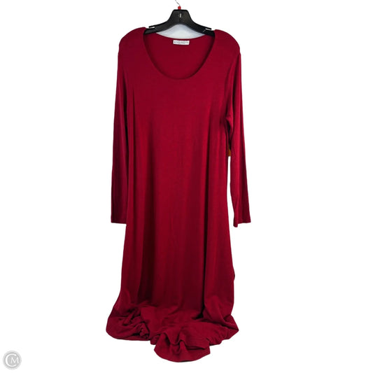 Dress Casual Maxi By Bryn Walker In Red, Size: M