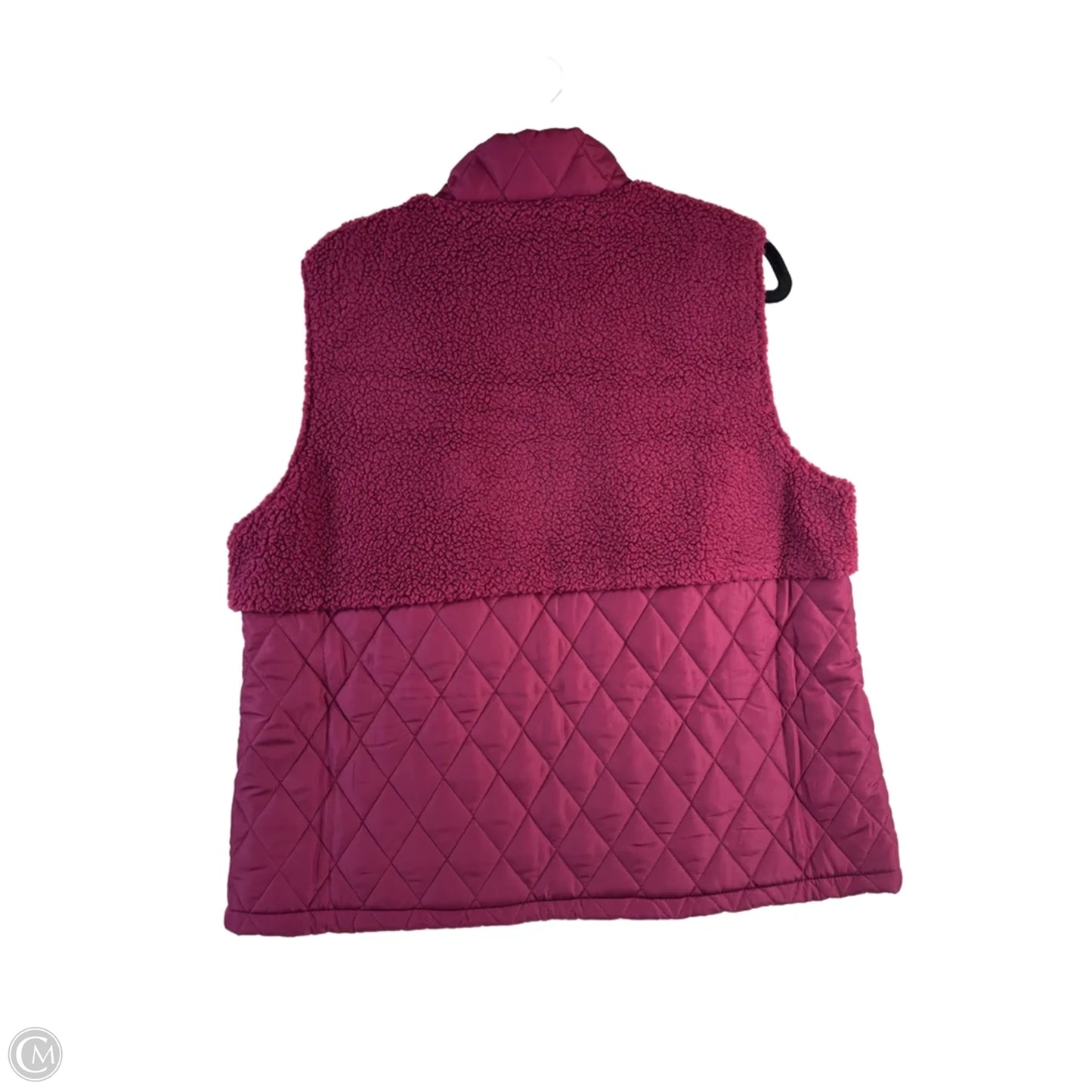 Vest Puffer & Quilted By Christopher And Banks In Maroon, Size: Xl