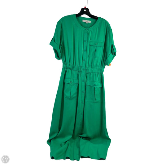 Dress Casual Maxi By Loft In Green, Size: S