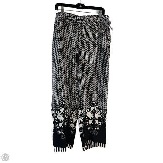 Pants Wide Leg By Chicos In Black & White, Size: 12