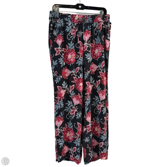 Pants Wide Leg By Loft In Floral Print, Size: 6