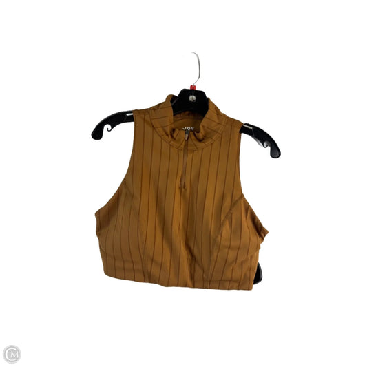 Athletic Bra By Joy Lab In Bronze, Size: L