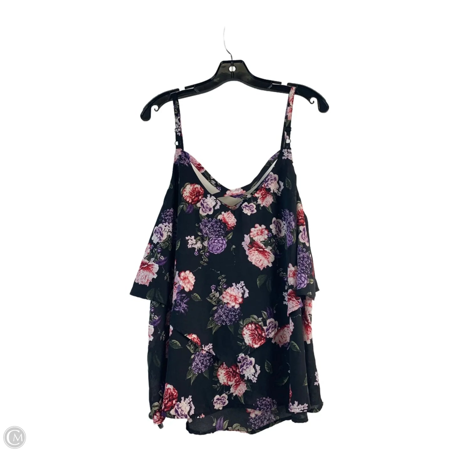Top Cami By Torrid In Black & Pink, Size: L