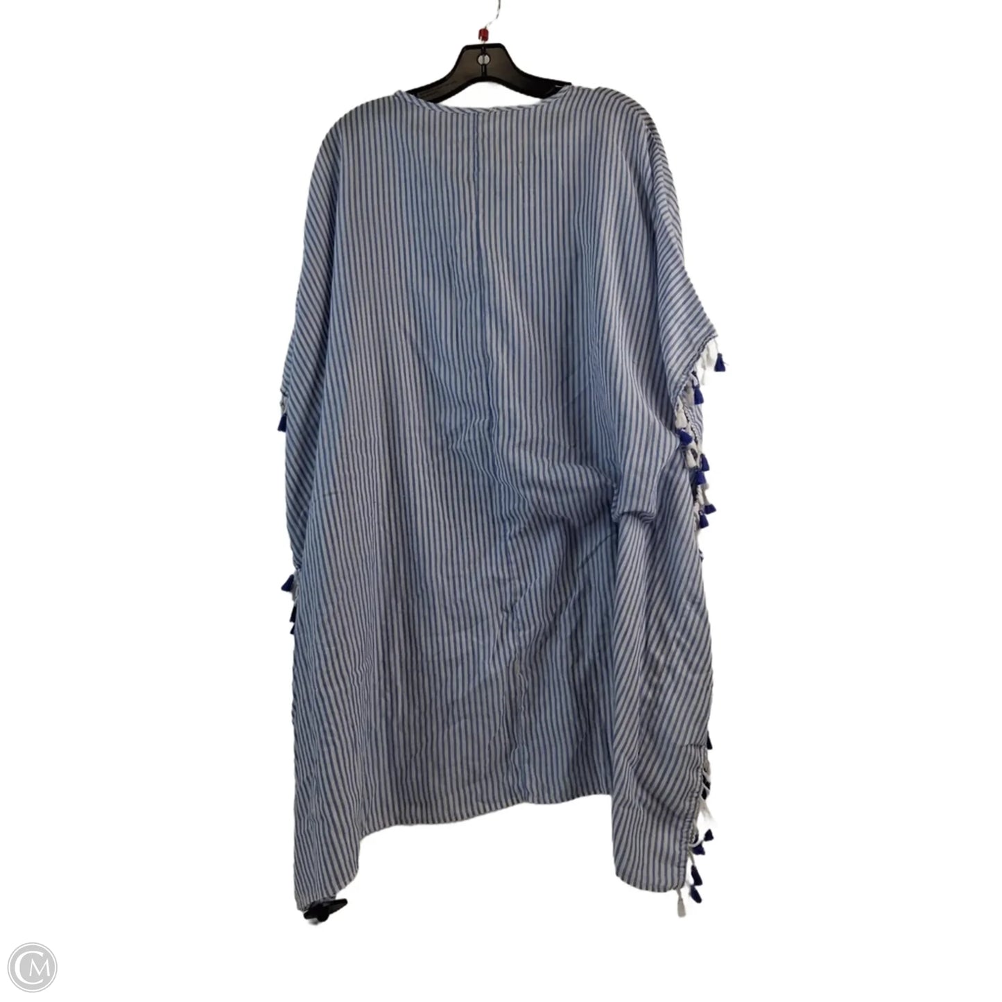Swimwear Cover-up By Time And Tru In Blue, Size: 1x