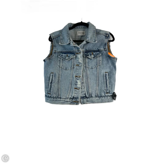 Vest Other By Vigoss In Blue Denim, Size: S