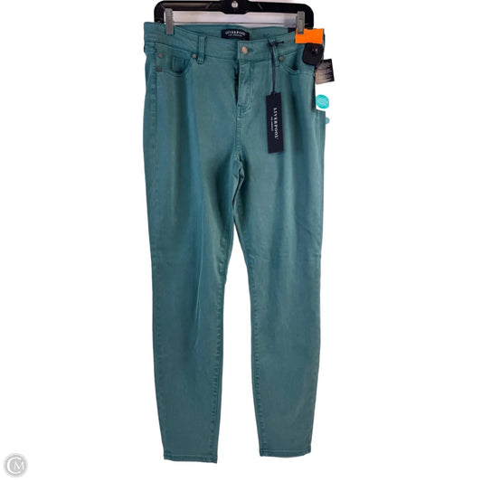 Jeans Skinny By Liverpool In Teal, Size: 10
