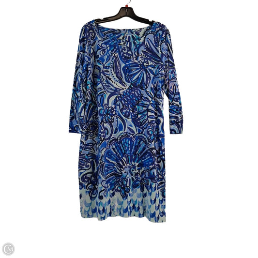 Dress Designer By Lilly Pulitzer In Blue & White, Size: M