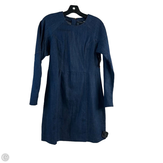 Dress Casual Midi By Banana Republic In Blue Denim, Size: S