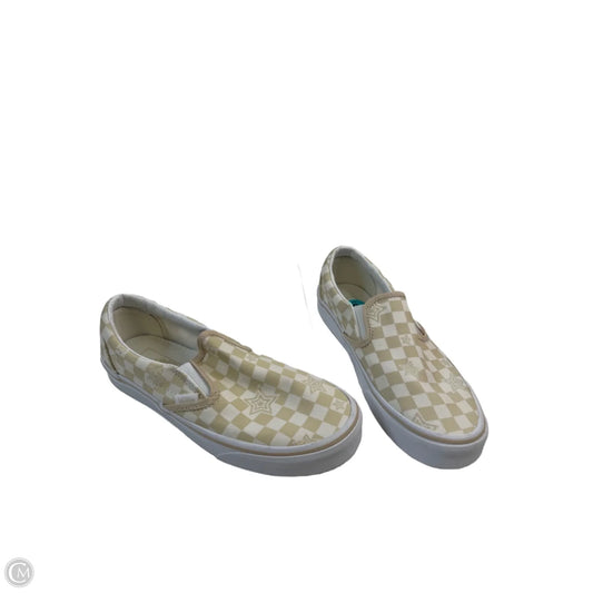 Shoes Flats By Vans In Gold, Size: 6